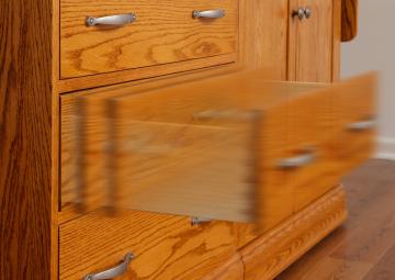 Soft close drawers