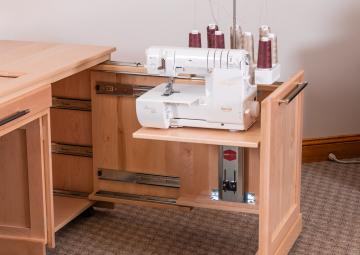 Serger pullout